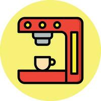 ilustração de design de ícone de vetor de máquina de café