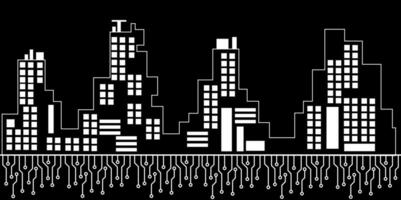 hud ai com o circuito borda crio ai generativo cenário conceito vetor conceito para futuro tecnologia elemento fundo o negócio tela