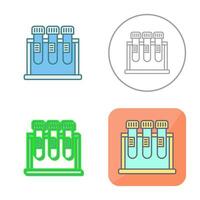 ícone de vetor de tubo de ensaio