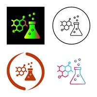 ícone de vetor de química