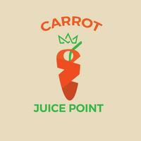 carot suco ponto logotipo vetor