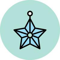 ilustração de design de ícone de vetor estrela