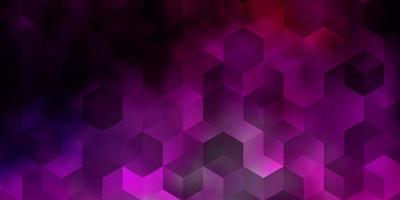 fundo vector rosa claro roxo com hexágonos.