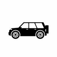 suv carro ícone vetor. esporte Utilitário veículo silhueta para ícone, símbolo ou placa. suv carro gráfico recurso para transporte ou automotivo vetor