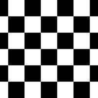 Ilustração em vetor fundo preto e branco xadrez sem costura padrão de repetição