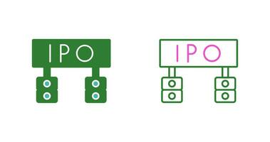 ícone do vetor ipo