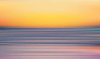fundo da cena do borrão da praia do pôr do sol vetor