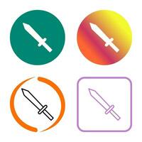 ícone de vetor de espada exclusivo