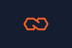infinidade logotipo Projeto com moderno conceito Prêmio vetor