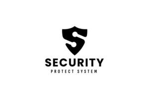 segurança logotipo vetor ícone ilustração