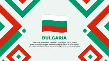 Bulgária bandeira abstrato fundo Projeto modelo. Bulgária independência dia bandeira papel de parede vetor ilustração. Bulgária modelo