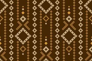 natureza safras Cruz ponto tradicional étnico padronizar paisley flor ikat fundo abstrato asteca africano indonésio indiano desatado padronizar para tecido impressão pano vestir tapete cortinas e sarongue vetor