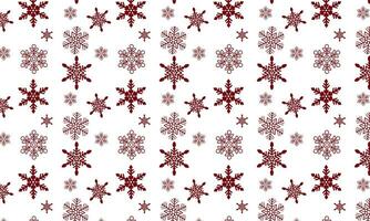 floco de neve padronizar dentro tradicional paleta. Novo ano e Natal floco de neve vetor ícones para invólucro papel, fundo, papel de parede. inverno evento