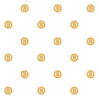 bitcoin desatado padronizar plano. vetor btc moeda dinheiro plano, mineração e criptomoeda ilustração