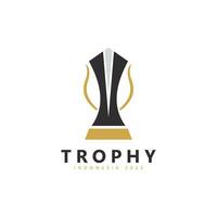 campeões troféu para vencedora prêmio logotipo Projeto inspiração vetor