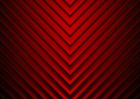 Sombrio vermelho Setas; flechas abstrato tecnologia geométrico fundo vetor