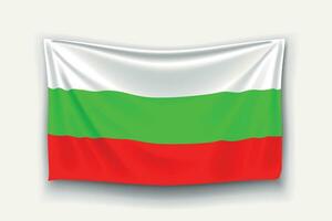 bandeira da bulgaria vetor