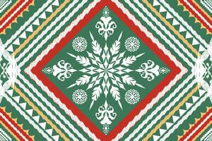 ikat étnico asteca bordado estilo.figura geométrico oriental tradicional arte padrão.design para ikat plano de fundo,papel de parede,moda,vestuário,embrulho,tecido,elemento,sarong,gráfico ilustração. vetor