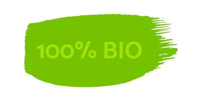 verde natural bio etiquetas vetor