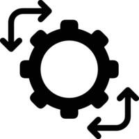 engrenagem configuração símbolo ícone vetor imagem. ilustração do a industrial roda mecine mecanismo Projeto imagem