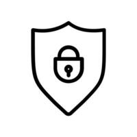 Internet segurança ícone vetor. antivírus ilustração placa. proteção símbolo ou logotipo. vetor