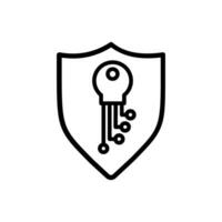 Internet segurança ícone vetor. antivírus ilustração placa. proteção símbolo ou logotipo. vetor