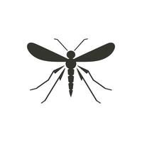 mosquito inseto ícone em branco fundo - simples vetor ilustração