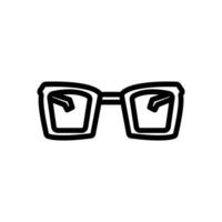 Óculos ícone linha estilo vetor