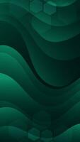 abstrato fundo verde cor com ondulado linhas e gradientes é uma versátil de ativos adequado para vários Projeto projetos tal Como sites, apresentações, impressão materiais, social meios de comunicação Postagens vetor