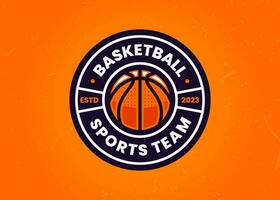 basquetebol Esportes logotipo modelo para Esportes equipe e torneio vetor