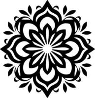 mandala, minimalista e simples silhueta - vetor ilustração