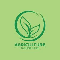 profissional agricultura logotipo Projeto serviço vetor