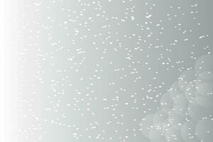 Natal fundo com flocos de neve com cópia de espaço vetor