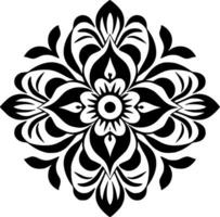 mandala, minimalista e simples silhueta - vetor ilustração