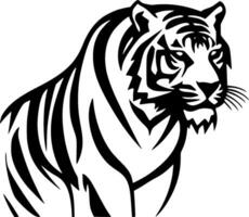 tigre - minimalista e plano logotipo - vetor ilustração