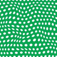moderno simples abstrato branco cor polca ponto ondulado distorcer padronizar em verde cor fundo vetor