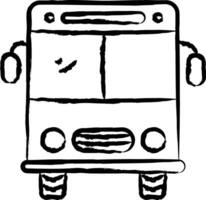 ônibus mão desenhado vetor ilustração