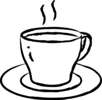 espresso café mão desenhado vetor ilustração