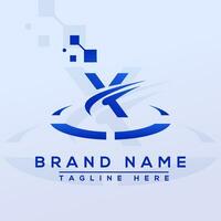 letra x logotipo profissional para todos os tipos de negócios vetor