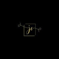 jc criativo moderno cartas logotipo Projeto modelo vetor