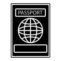 Passaporte ícone Projeto vetor