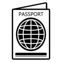 Passaporte ícone Projeto vetor