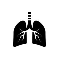 pulmões ícone vetor ilustração Projeto