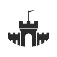 vetor do logotipo do castelo