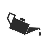óleo tambor lata de óleo bidão logotipo símbolo vetor