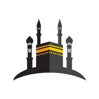 kaaba logotipo ilustração vetor