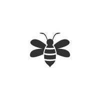 logotipo de abelha de mel vetor