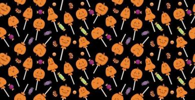 fundo colorido padrão para o feriado de halloween - vetor