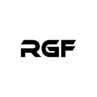 rgf carta logotipo projeto, inspiração para uma único identidade. moderno elegância e criativo Projeto. marca d'água seu sucesso com a impressionante isto logotipo. vetor