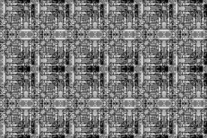 monocromático geométrico rede pixel arte fundo moderno Preto e branco abstrato mosaico textura vetor